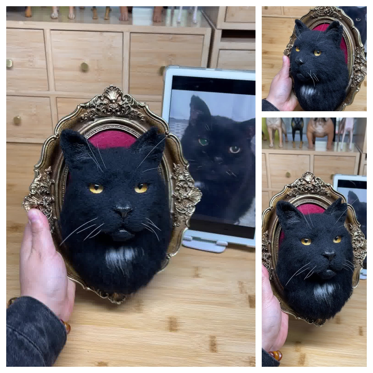 The Tale of Oliver: A Wool Portrait of Resilience and Love