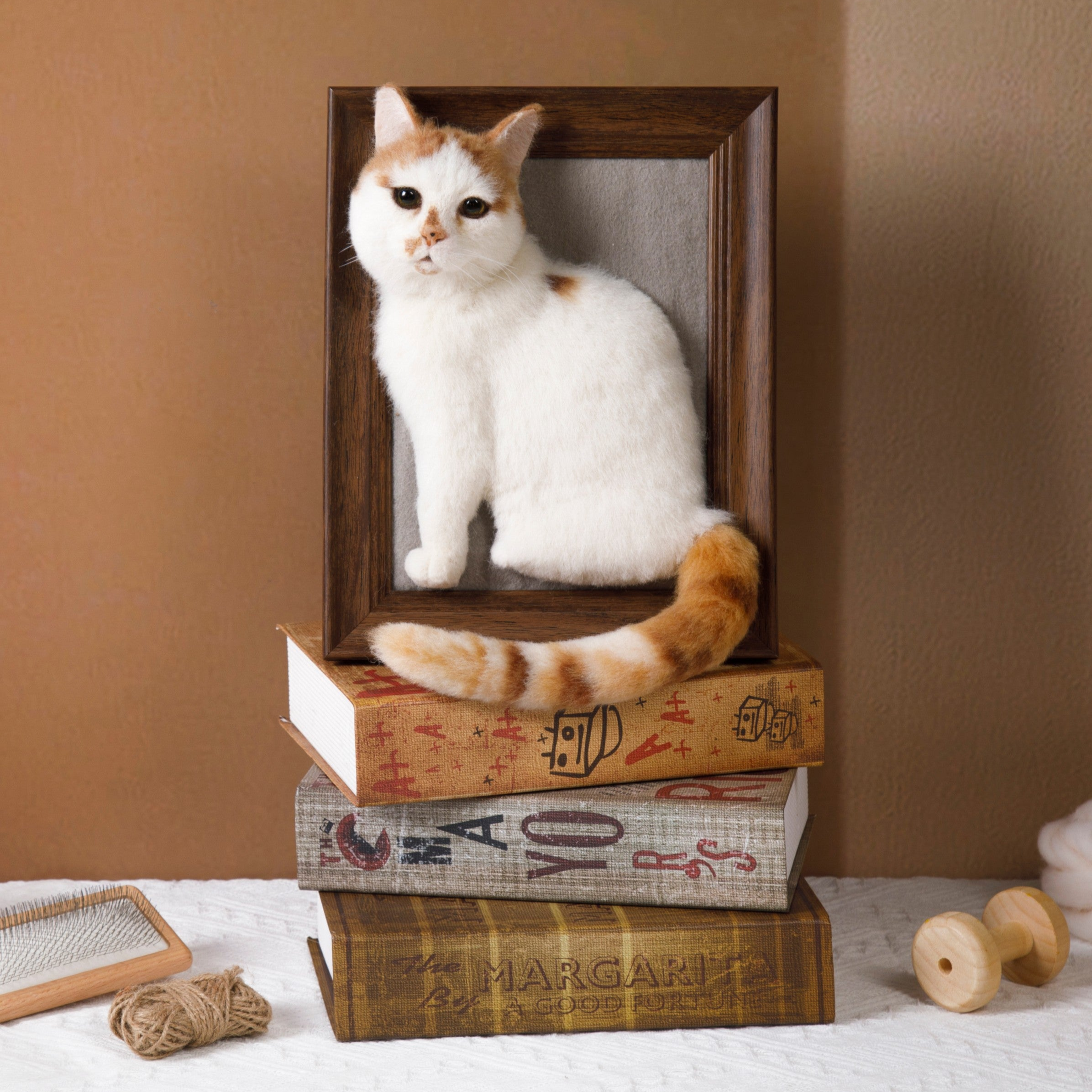 Framed Pet Portrait-Cat