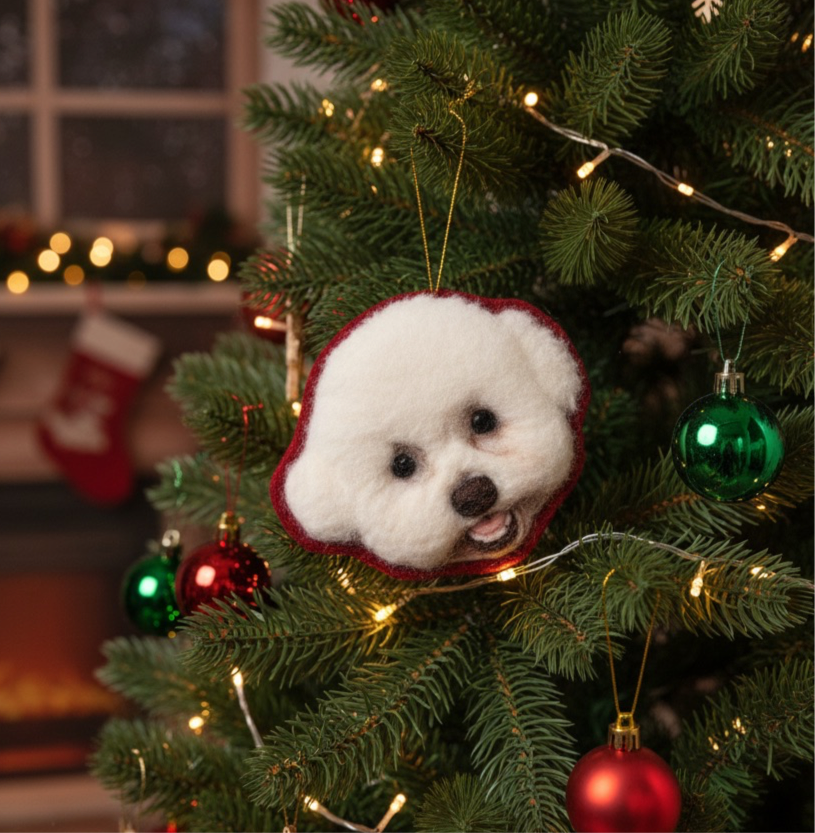 Wool-Painted Ornament