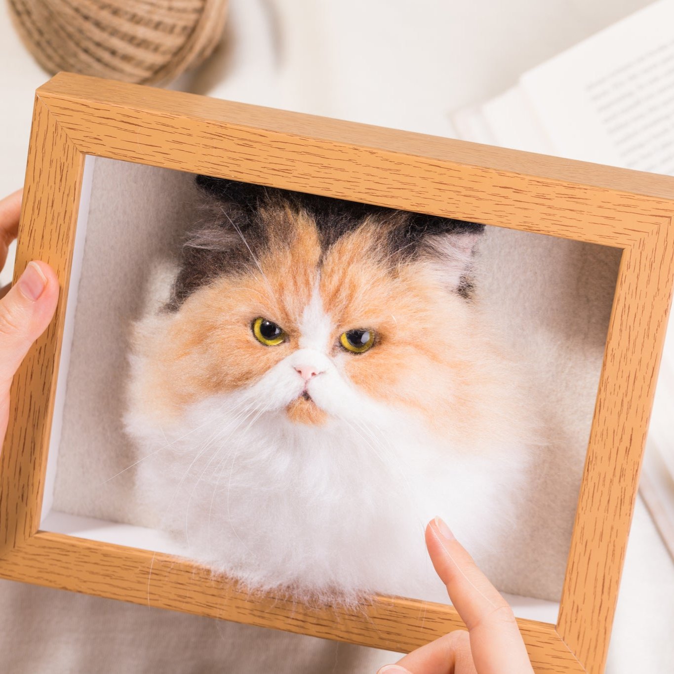 Framed Pet Portrait-Cat